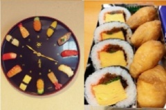 左）寿司時計右）助六