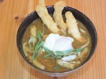 そまりあんカレーを使用したカレーうどん。